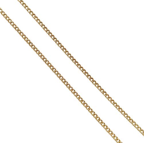 Collier Chaîne vintage - Collier maille gourmette en or 18k 58 Facettes A07304