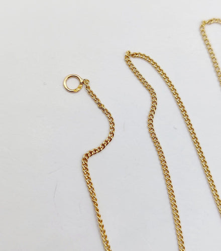 Collier Chaîne vintage - Collier maille gourmette en or 18k 58 Facettes A07304