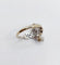 Bague 53.5 Bague marquise Art déco en or blanc 18k et diamants 58 Facettes A07308