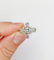 Bague 53.5 Bague marquise Art déco en or blanc 18k et diamants 58 Facettes A07308