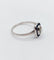 Bague 56 Bague Art déco en platine, diamant et saphirs 58 Facettes A07311