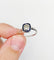Bague 56 Bague Art déco en platine, diamant et saphirs 58 Facettes A07311