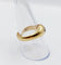 Bague 55.5 Bague jonc dôme antique en or 18k et diamant taille ancienne 58 Facettes A07312