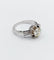 Bague 49 Bague solitaire Art déco en or blanc 18k et diamants 58 Facettes A07313