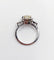 Bague 49 Bague solitaire Art déco en or blanc 18k et diamants 58 Facettes A07313