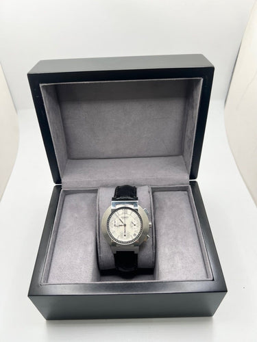 Montre Hermès Nomade - Montre chronographe en acier 58 Facettes 1923