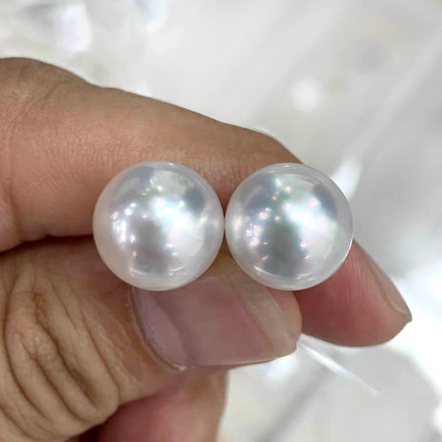 Boucles d'oreilles Underwater - Boucles d'oreilles en or 18K et perles des mers du Sud 58 Facettes GER1061YG