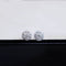 Boucles d'oreilles Embrace - Boucles d'oreilles halo en or blanc 18K, diamants 0,30 ct 58 Facettes GER1352WG