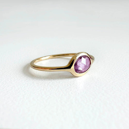 Bague 57 Love More - Bague en or 18K et saphir rose 58 Facettes GBR1206YK56