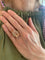 Bague 54 Bague cocktail en or rose, morganite 15 ct et diamants 58 Facettes B397