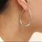 Boucles d'oreilles Jullie - Grandes créoles 58 Facettes SER1010WG