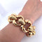 Bracelet Bracelet années 70 en or jaune 18 kt massif 58 Facettes 381/26 B