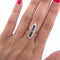 Bague 54 Bague victorienne en or jaune 18 kt avec diamants et saphirs 58 Facettes 381/26 D