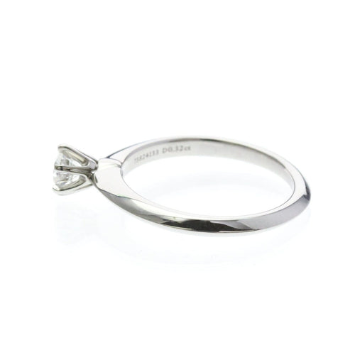 Bague 52 Tiffany & Co. Tiffany Setting - Bague solitaire en platine et diamant 58 Facettes pcskpobuah