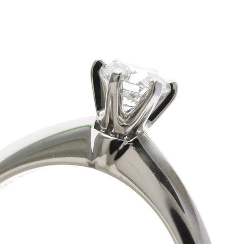 Bague 52 Tiffany & Co. Tiffany Setting - Bague solitaire en platine et diamant 58 Facettes pcskpobuah