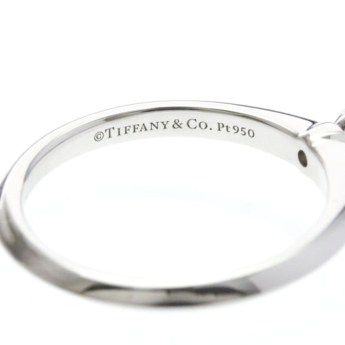 Bague 52 Tiffany & Co. Tiffany Setting - Bague solitaire en platine et diamant 58 Facettes pcskpobuah