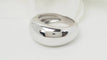 Bague 51 Bague jonc en or blanc 58 Facettes 32555
