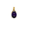 Pendentif Pendentif en or jaune et améthyste 58 Facettes 00994