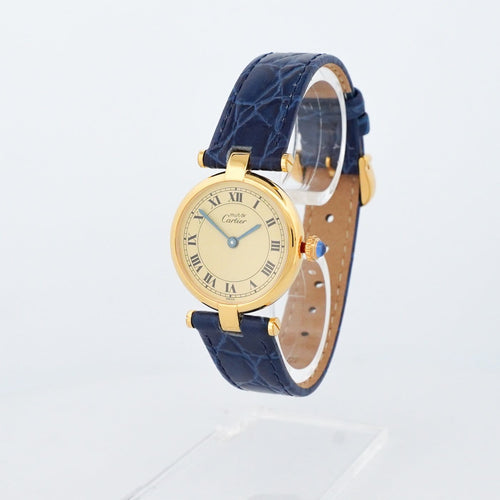 Montre Cartier Must Vendôme - Montre SM en vermeil cadran romain citron 58 Facettes 531