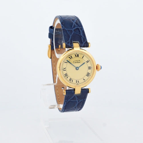 Montre Cartier Must Vendôme - Montre SM en vermeil cadran romain citron 58 Facettes 531