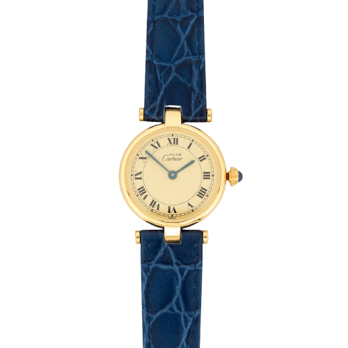 Montre Cartier Must Vendôme - Montre SM en vermeil cadran romain citron 58 Facettes 531