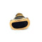 Pendentif Pendentif Bouddha en or jaune et œil de tigre 58 Facettes 00995