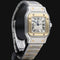 Montre Cartier Santos Galbée - Montre en or jaune et acier 58 Facettes MT46742