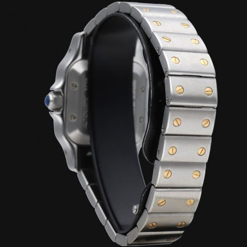 Montre Cartier Santos Galbée - Montre en or jaune et acier 58 Facettes MT46742