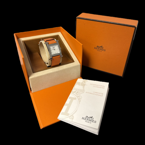 Montre Hermès Heure H - Montre en acier 58 Facettes MT46646