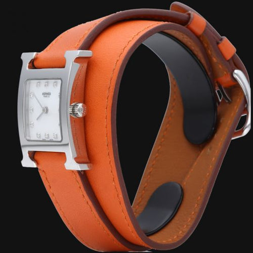 Montre Hermès Heure H - Montre en acier 58 Facettes MT46646