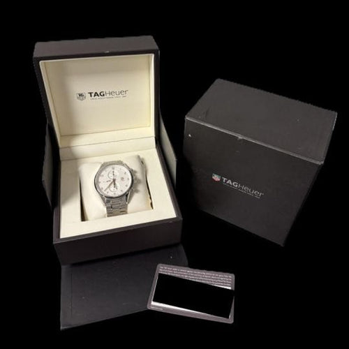 Montre TAG Heuer Carrera - Montre Calibre 1887 Chronograph en acier 58 Facettes MT46472