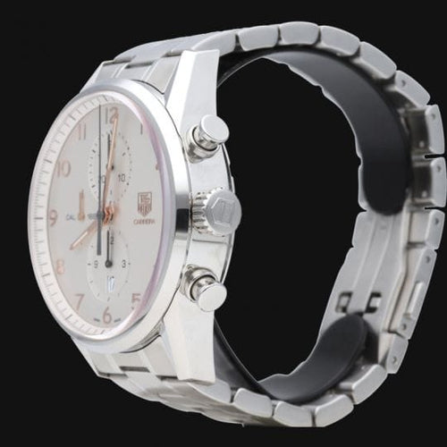 Montre TAG Heuer Carrera - Montre Calibre 1887 Chronograph en acier 58 Facettes MT46472