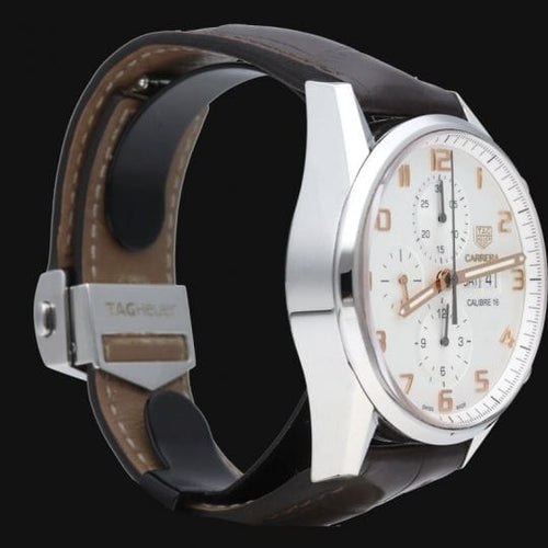 Montre TAG Heuer Carrera - Montre Calibre 16 en acier 58 Facettes MT46532