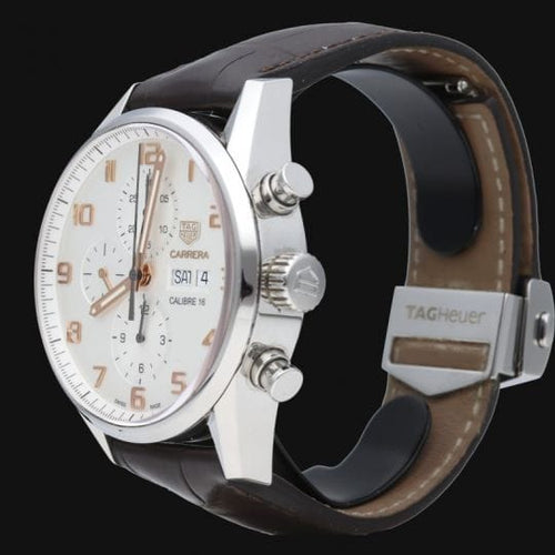 Montre TAG Heuer Carrera - Montre Calibre 16 en acier 58 Facettes MT46532
