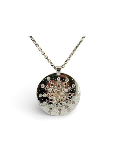 Collier De Beers Talisman - Collier en or blanc et diamants 58 Facettes tal