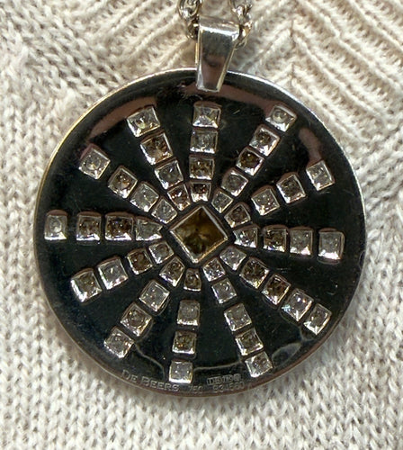 Collier De Beers Talisman - Collier en or blanc et diamants 58 Facettes tal