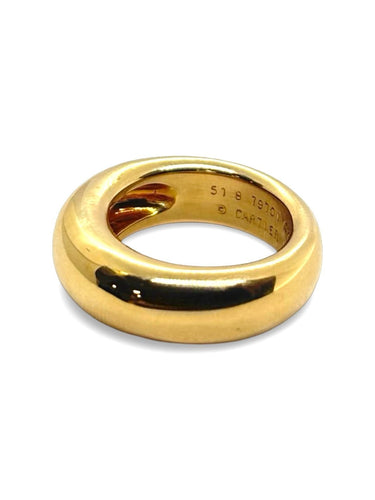Bague 51 Cartier - Bague jonc en or jaune 18K 58 Facettes 1990