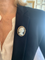 Broche Broche ancienne camée sardonyx et perles en or jaune 18 carats 58 Facettes BRO73