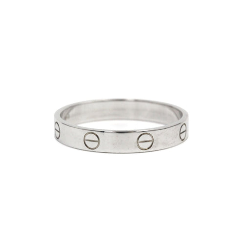 Bague 62 Cartier LOVE PM - Alliance en or blanc 58 Facettes 260149R