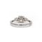 Bague 52 Solitaire trilogie - Bague en or blanc et diamants 58 Facettes 260142R-220596R