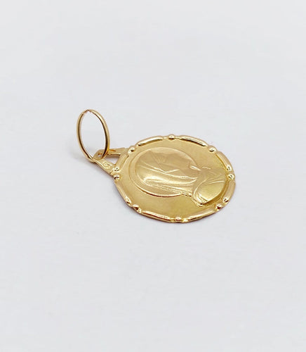 Pendentif Médaille religieuse Vierge Marie en or 18k 58 Facettes A07329