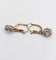 Boucles d'oreilles Dormeuses marguerite - Boucles d'oreilles en or 18k, platine et diamants 58 Facettes A07334