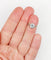 Bague 47 Bague solitaire Art déco en or blanc, platine et diamants 58 Facettes A07288