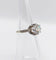 Bague 47 Bague solitaire Art déco en or blanc, platine et diamants 58 Facettes A07288