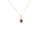 Pendentif Pendentif rubis taille poire en or jaune 58 Facettes GN6H