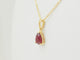 Pendentif Pendentif rubis taille poire en or jaune 58 Facettes GN6H