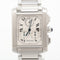 Montre Cartier Tank Française - Montre Chronoflex chronographe XL en acier 58 Facettes 1