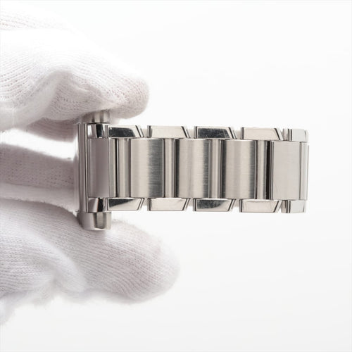 Montre Cartier Tank Française - Montre Chronoflex chronographe XL en acier 58 Facettes 1
