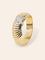 Bracelet Bracelet jonc coquillage en or jaune et diamants 58 Facettes 1265.2