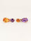 Boucles d'oreilles Chanel Vénitien - Boucles d'oreilles en or jaune, améthystes, citrines et diamants 58 Facettes 1265.4